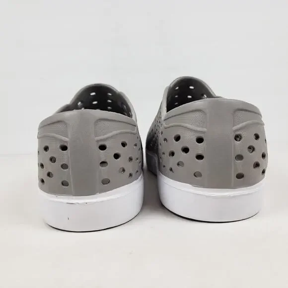 London Fog Bately Mens Size 12 Grey Slip On Casual Water Loafer Shoes LFM-Bately - Picture 7 of 11